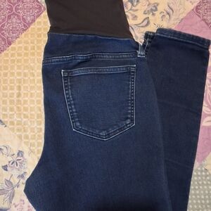 Dark Blue Maternity Jeans